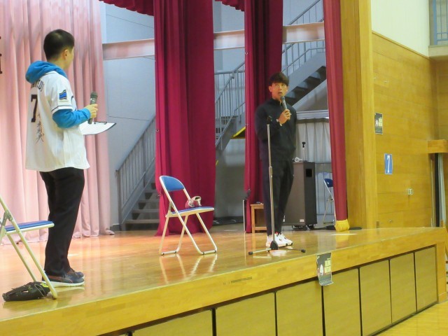 松井 稼頭央さん 講演会