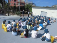 出発前のあいさつ