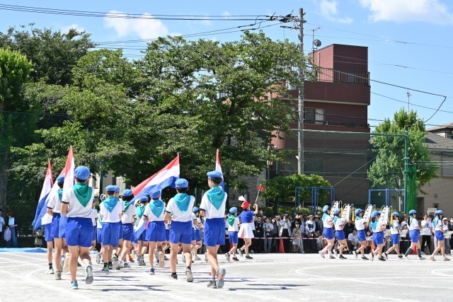 鼓笛の演奏