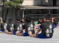 練習を頑張る６年生！