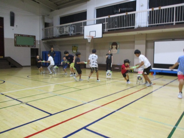 お月見だんごリレー