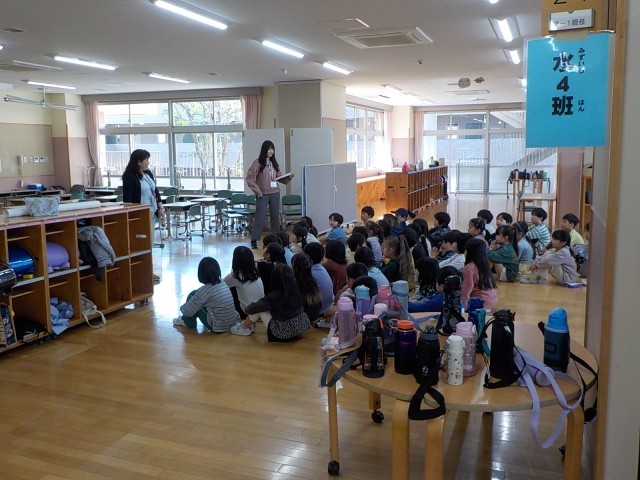 ２年生の学年開きの様子