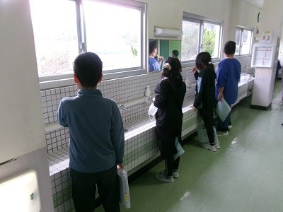 食後の歯磨き