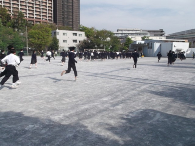 避難の様子