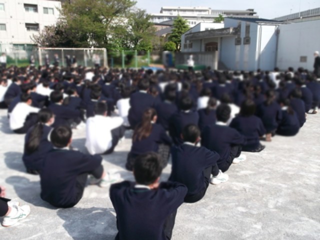 安全担当の先生から