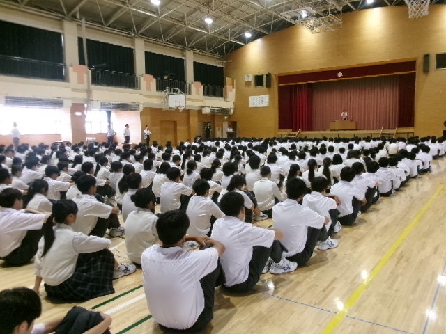 始業式　校長先生のお話