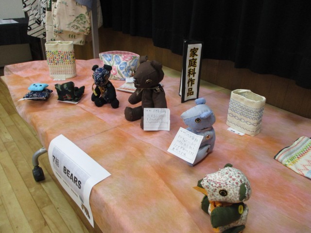 7組　家庭科作品