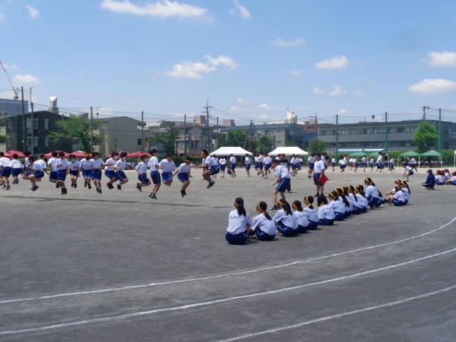 ８年生 大縄